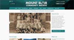 Desktop Screenshot of mountblairarchive.org