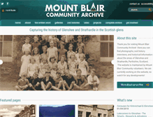 Tablet Screenshot of mountblairarchive.org